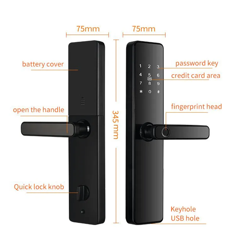 Khóa Vân Tay Cửa Gỗ Kasslock K04