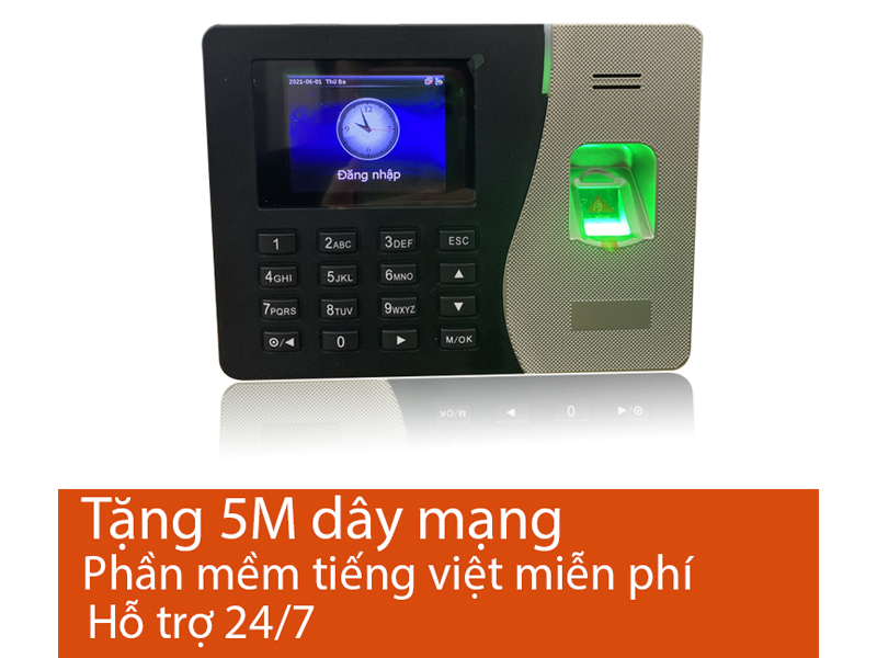 Giải pháp máy chấm công cho xưởng may